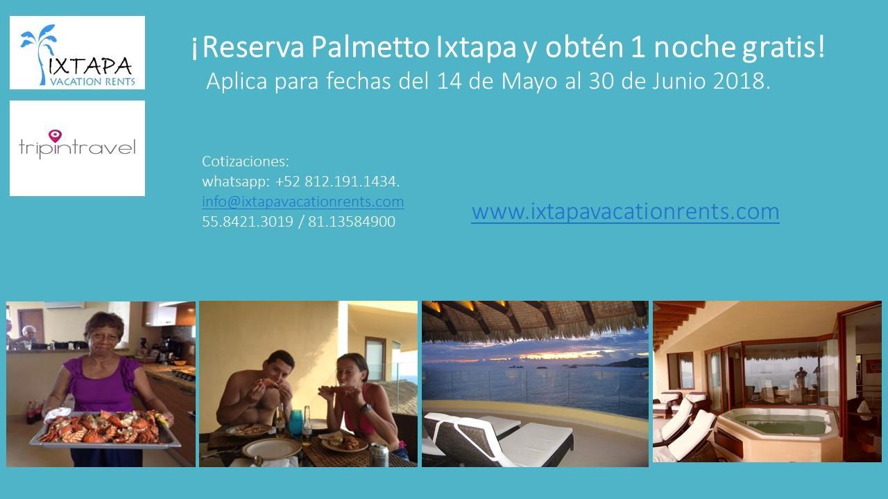 Palmetto Ixtapa - Tripintravel Hotel Eksteriør billede